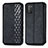 Leather Case Stands Flip Cover T16 Holder for Xiaomi Poco M3 Black