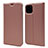 Leather Case Stands Flip Cover T17 Holder for Apple iPhone 11 Pro Rose Gold