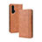 Leather Case Stands Flip Cover T18 Holder for Huawei Honor 20 Pro Orange