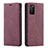 Leather Case Stands Flip Cover T18 Holder for Huawei P40 Red Wine