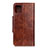 Leather Case Stands Flip Cover T18 Holder for Xiaomi Mi 11 Lite 5G Light Brown