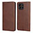 Leather Case Stands Flip Cover T20 Holder for Xiaomi Mi 11 Lite 5G NE Brown