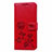 Leather Case Stands Flip Cover T21 Holder for Huawei P40 Red