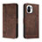 Leather Case Stands Flip Cover T22 Holder for Xiaomi Mi 11 Lite 4G