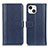 Leather Case Stands Flip Cover T23 Holder for Apple iPhone 13 Blue