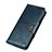 Leather Case Stands Flip Cover T23 Holder for Apple iPhone 15 Pro Max Blue