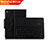 Leather Case Stands Flip Cover with Keyboard L01 for Huawei MediaPad M3 Lite 10.1 BAH-W09 Black