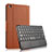 Leather Case Stands Flip Cover with Keyboard L02 for Huawei MediaPad M3 Lite 10.1 BAH-W09 White