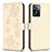 Leather Case Stands Flip Flowers Cover Holder BF1 for Oppo A57 4G