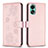 Leather Case Stands Flip Flowers Cover Holder BF1 for Oppo A78 4G