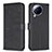 Leather Case Stands Flip Flowers Cover Holder BF1 for Xiaomi Civi 3 5G Black