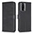 Leather Case Stands Flip Flowers Cover Holder BF2 for Xiaomi Poco F5 Pro 5G Black