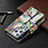 Leather Case Stands Flip Flowers Cover Holder for Apple iPhone 13 Pro Max Mixed