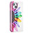 Leather Case Stands Flip Flowers Cover Holder for Apple iPhone 15 Plus Colorful