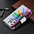 Leather Case Stands Flip Flowers Cover Holder for Apple iPhone 15 Pro Colorful