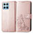 Leather Case Stands Flip Flowers Cover Holder for Huawei Honor 70 Lite 5G