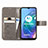 Leather Case Stands Flip Flowers Cover Holder for Motorola Moto G10 Power