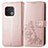 Leather Case Stands Flip Flowers Cover Holder for OnePlus 10 Pro 5G Rose Gold