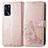 Leather Case Stands Flip Flowers Cover Holder for Oppo A54s