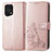 Leather Case Stands Flip Flowers Cover Holder for Oppo Find X5 5G Pink