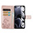 Leather Case Stands Flip Flowers Cover Holder for Realme GT Neo 3T 5G