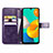 Leather Case Stands Flip Flowers Cover Holder for Samsung Galaxy M32 4G