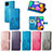 Leather Case Stands Flip Flowers Cover Holder for Samsung Galaxy M62 4G