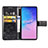 Leather Case Stands Flip Flowers Cover Holder for Samsung Galaxy M80S