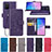 Leather Case Stands Flip Flowers Cover Holder for Samsung Galaxy M80S