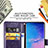 Leather Case Stands Flip Flowers Cover Holder for Samsung Galaxy S20 Ultra 5G