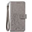 Leather Case Stands Flip Flowers Cover Holder for Sony Xperia 8