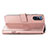 Leather Case Stands Flip Flowers Cover Holder for Sony Xperia L4