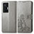 Leather Case Stands Flip Flowers Cover Holder for Vivo X70 Pro 5G