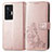 Leather Case Stands Flip Flowers Cover Holder for Vivo X70 Pro 5G