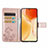 Leather Case Stands Flip Flowers Cover Holder for Vivo X70 Pro 5G