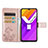 Leather Case Stands Flip Flowers Cover Holder for Vivo Y32t