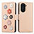 Leather Case Stands Flip Flowers Cover Holder S02D for Huawei Nova 10