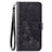 Leather Case Stands Flip Flowers Cover Holder S02D for Samsung Galaxy A20