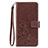 Leather Case Stands Flip Flowers Cover Holder S02D for Samsung Galaxy M10S