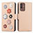 Leather Case Stands Flip Flowers Cover Holder S02D for Samsung Galaxy M13 5G