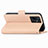 Leather Case Stands Flip Flowers Cover Holder S02D for Vivo T2x 5G