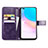 Leather Case Stands Flip Flowers Cover Holder S03D for Huawei Nova 8i