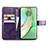 Leather Case Stands Flip Flowers Cover Holder S03D for Motorola Moto Edge 40 5G