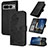 Leather Case Stands Flip Flowers Cover Holder Y01X for Google Pixel 7 Pro 5G