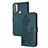 Leather Case Stands Flip Flowers Cover Holder Y01X for Motorola Moto E40