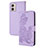 Leather Case Stands Flip Flowers Cover Holder Y01X for Motorola Moto G53j 5G