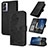 Leather Case Stands Flip Flowers Cover Holder Y01X for Realme V23i 5G