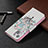 Leather Case Stands Flip Flowers Cover L01 Holder for Apple iPhone 14 Mixed