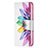 Leather Case Stands Flip Flowers Cover L01 Holder for Apple iPhone 14 Plus Colorful