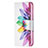 Leather Case Stands Flip Flowers Cover L01 Holder for Apple iPhone 15 Colorful